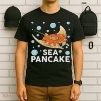 Manta Ray Stingray Fish Pancake Cake Ocean Biologist T-Shirt thumb 6