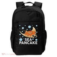 Manta Ray Stingray Fish Pancake Cake Ocean Biologist Backpack thumb 0