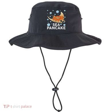 Manta Ray Stingray Fish Pancake Cake Ocean Biologist Bucket Hat
