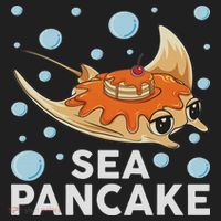 Manta Ray Stingray Fish Pancake Cake Ocean Biologist Beanie thumb 2