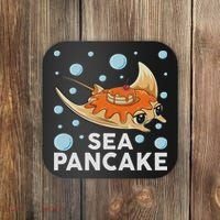 Manta Ray Stingray Fish Pancake Cake Ocean Biologist Coaster thumb 0