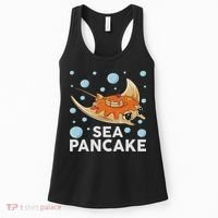 Manta Ray Stingray Fish Pancake Cake Ocean Biologist Women's Tank Top thumb 0