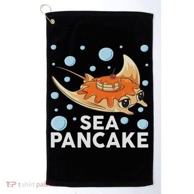 Manta Ray Stingray Fish Pancake Cake Ocean Biologist Golf Towel