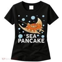 Manta Ray Stingray Fish Pancake Cake Ocean Biologist Women's T-Shirt thumb 0