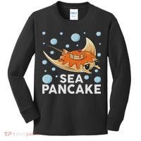 Manta Ray Stingray Fish Pancake Cake Ocean Biologist Kids Long Sleeve Shirt thumb 0
