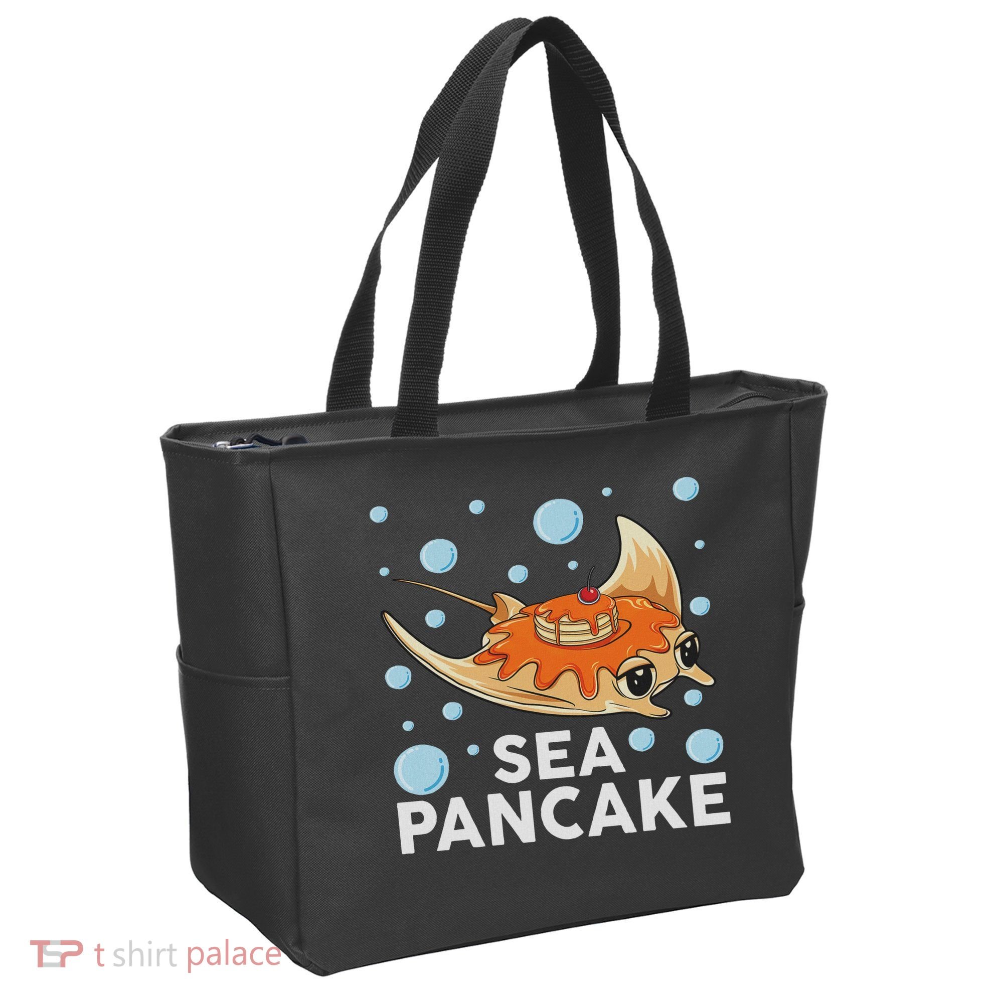 Manta Ray Stingray Fish Pancake Cake Ocean Biologist Tote Bag