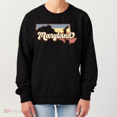 Maryland Retro Sunset Logo Women's Sweatshirt