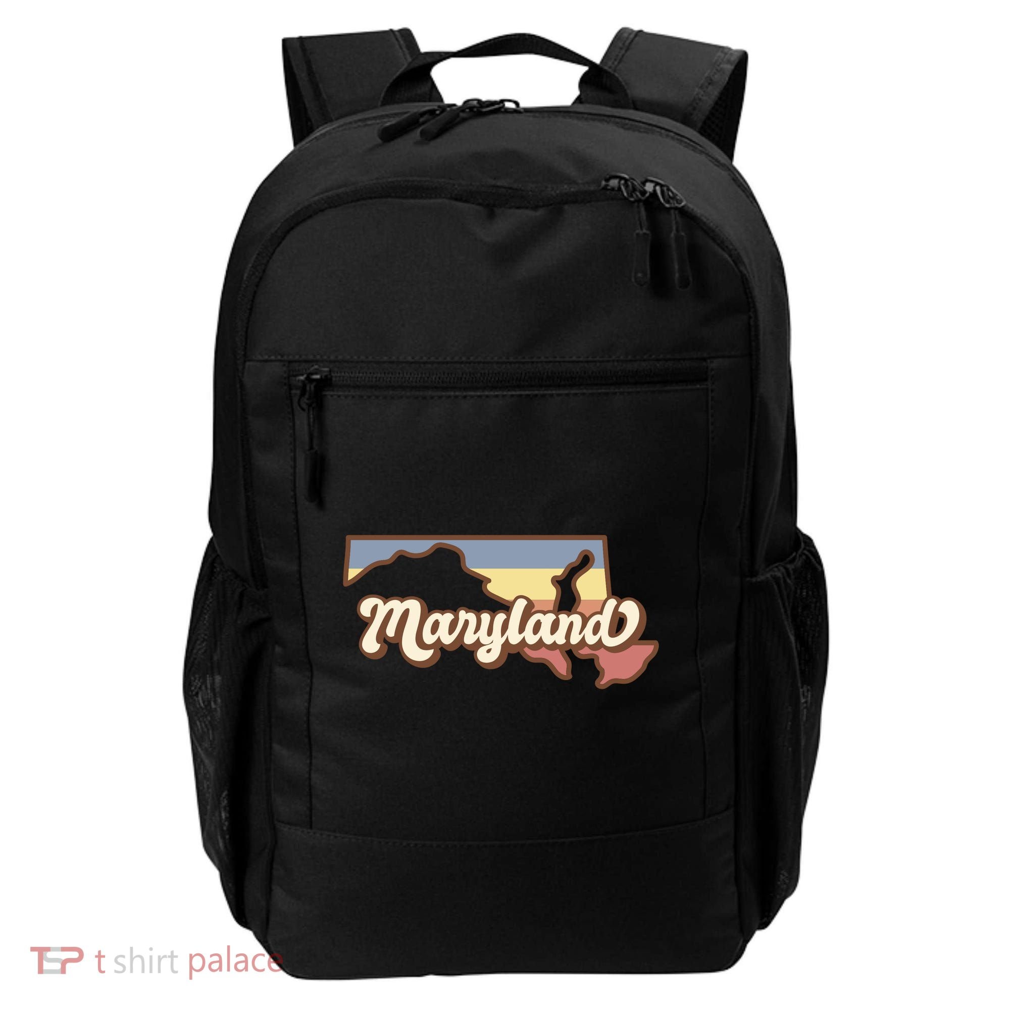 Maryland Retro Sunset Logo Backpack