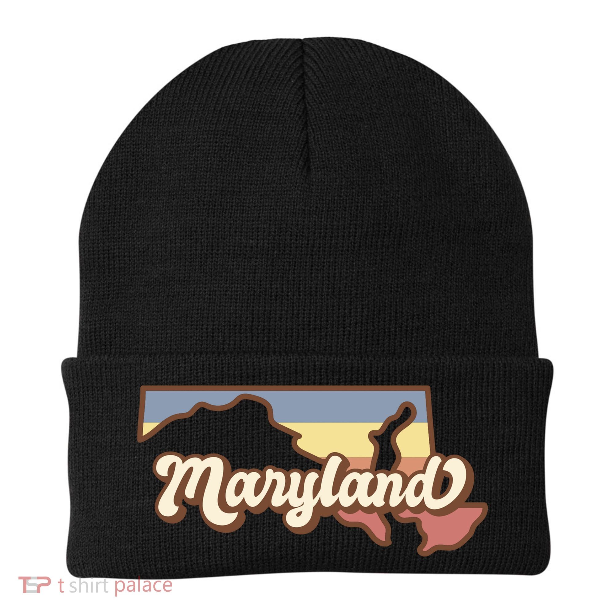 Maryland Retro Sunset Logo Beanie