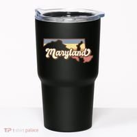 Maryland Retro Sunset Logo Tumbler thumb 0