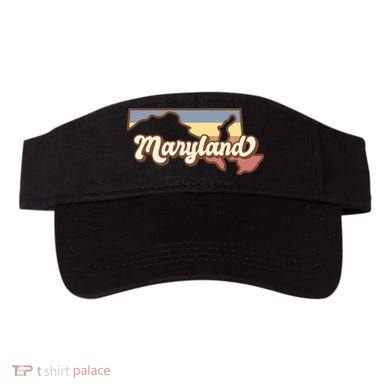Maryland Retro Sunset Logo Visor