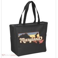 Maryland Retro Sunset Logo Tote Bag thumb 2
