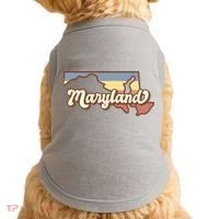 Maryland Retro Sunset Logo Doggie Tank thumb 0