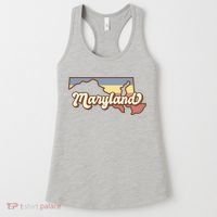 Maryland Retro Sunset Logo Women's Tank Top thumb 0