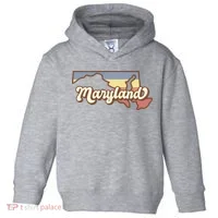 Maryland Retro Sunset Logo Toddler Hoodie thumb 0