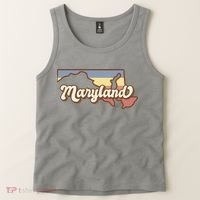 Maryland Retro Sunset Logo Tank Top thumb 2
