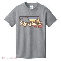 Maryland Retro Sunset Logo Kids T-Shirt thumb 0
