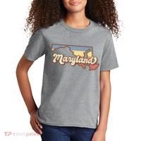 Maryland Retro Sunset Logo Kids T-Shirt thumb 2