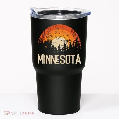 Minnesota Retro Style Vintage 70s 80s Tumbler