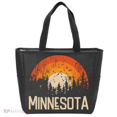 Minnesota Retro Style Vintage 70s 80s Tote Bag
