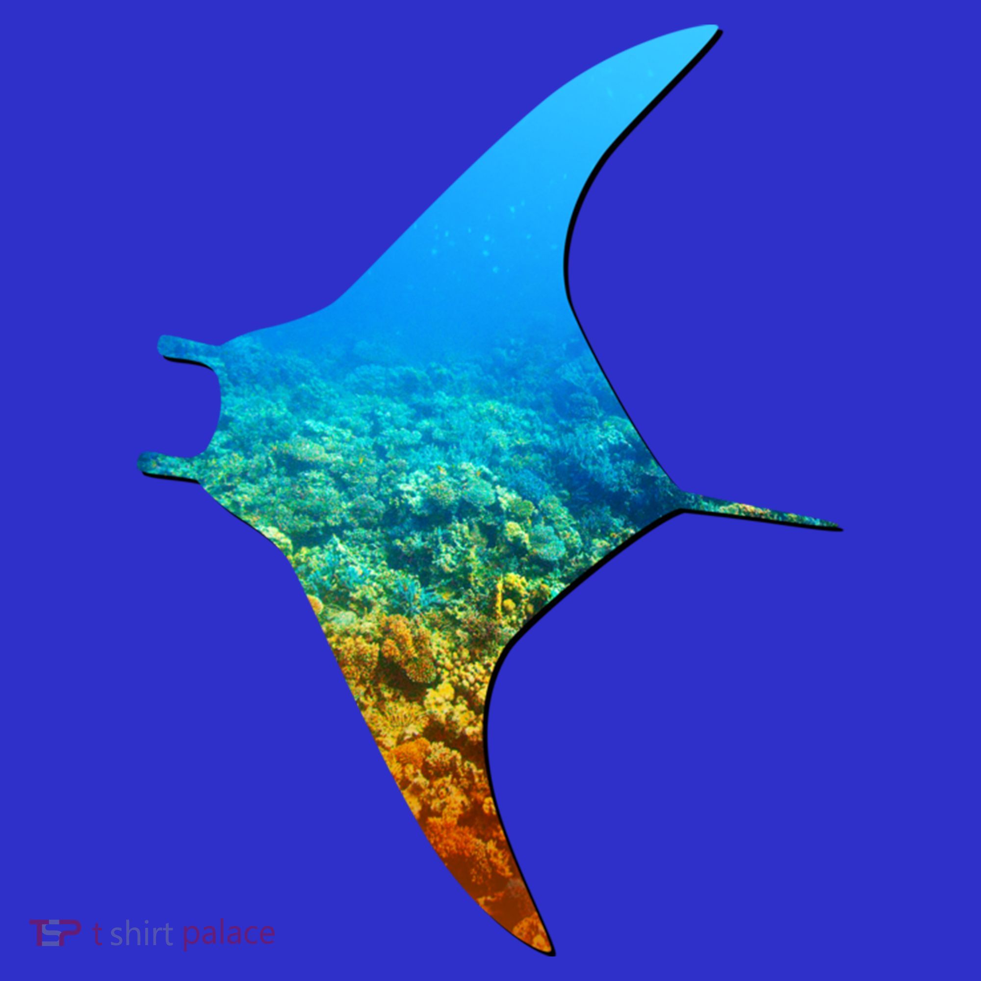 Manta Ray Silhouette Earth Day And Ocean Week Gift Visor