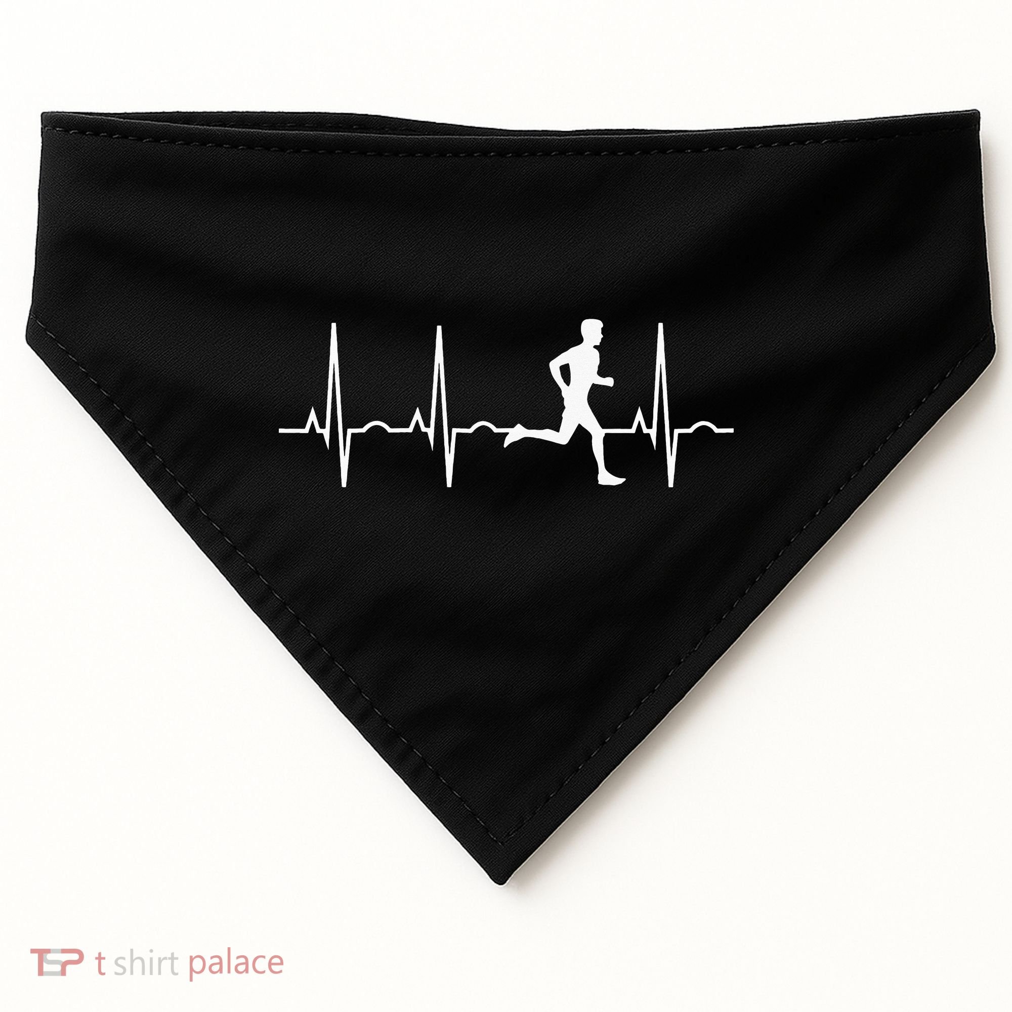 Marathon Runner Saying Running Motivation USA-Made Doggie Bandana