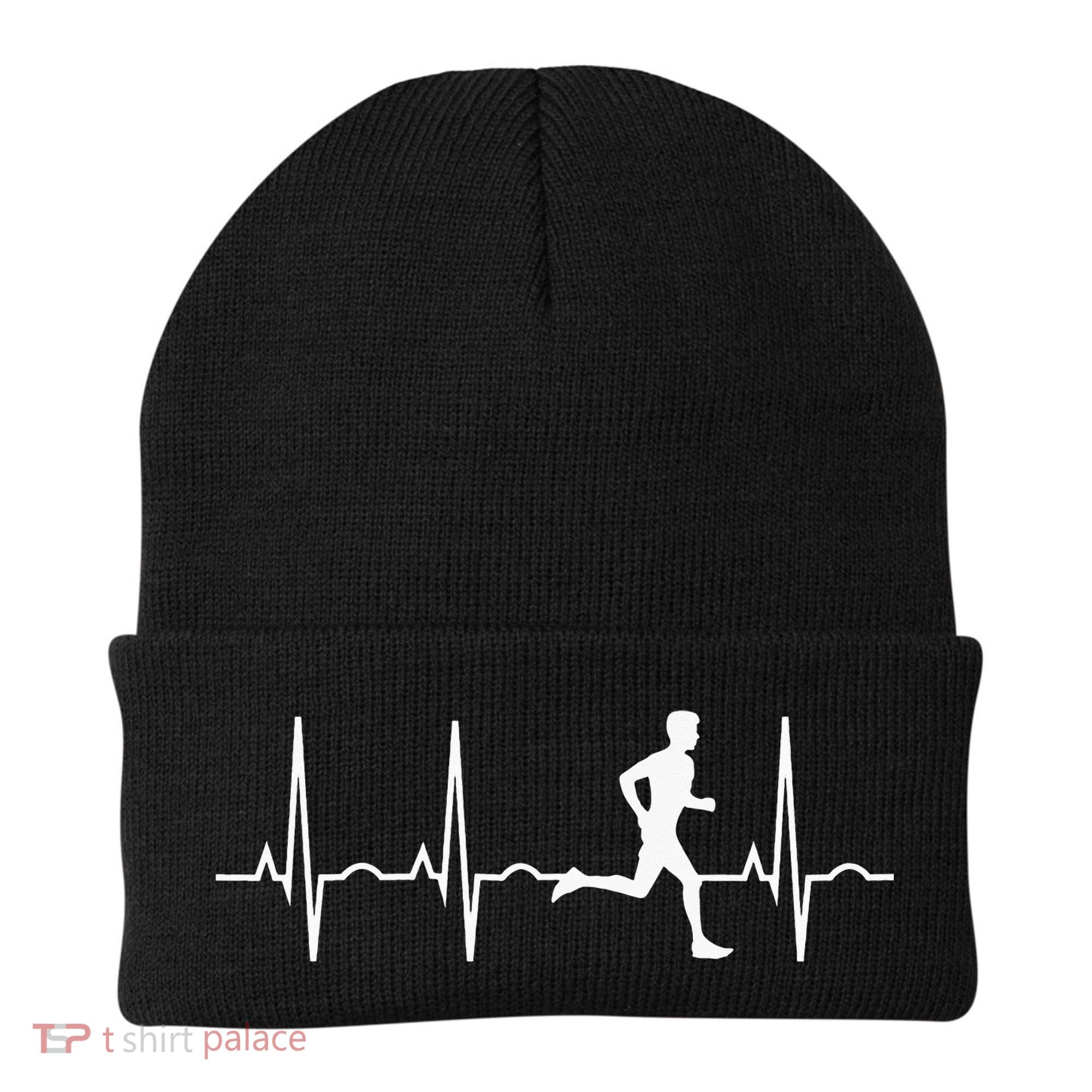 Marathon Runner Saying Running Motivation Beanie