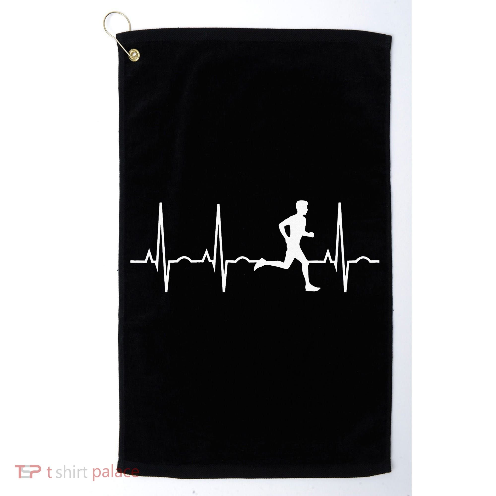 Marathon Runner Saying Running Motivation Golf Towel