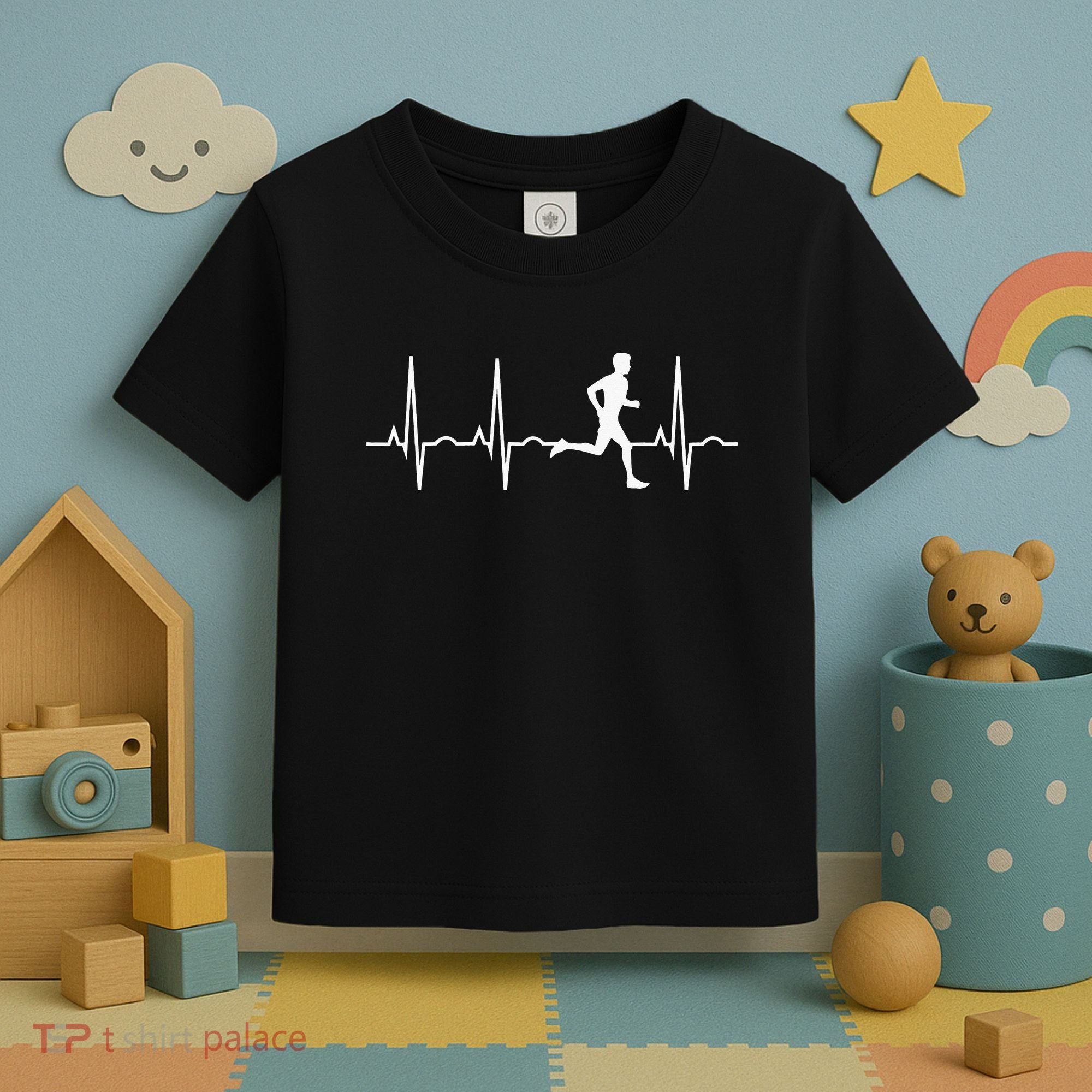 Marathon Runner Saying Running Motivation Toddler T-Shirt