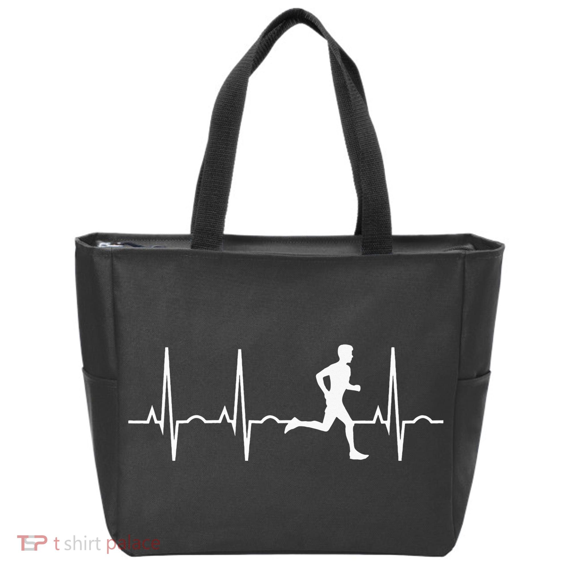 Marathon Runner Saying Running Motivation Tote Bag
