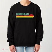 Michigan Retro Sunset Logo Women's Sweatshirt thumb 0