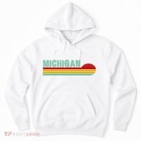 Michigan Retro Sunset Logo Hoodie thumb 0