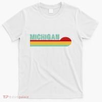 Michigan Retro Sunset Logo T-Shirt thumb 0