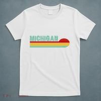 Michigan Retro Sunset Logo T-Shirt thumb 5