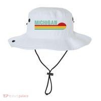 Michigan Retro Sunset Logo Bucket Hat thumb 0