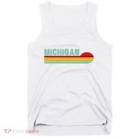 Michigan Retro Sunset Logo Tank Top thumb 0