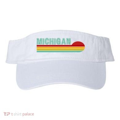 Michigan Retro Sunset Logo Visor