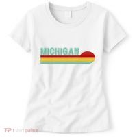 Michigan Retro Sunset Logo Women's T-Shirt thumb 0