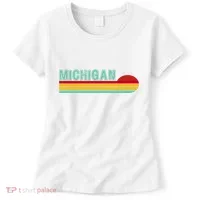 Michigan Retro Sunset Logo Women's T-Shirt thumb 0