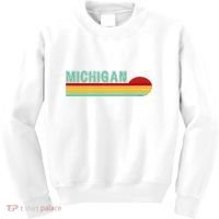 Michigan Retro Sunset Logo Kids Sweatshirt thumb 0
