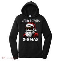 Merry Rizzmas Teens School Retro Christmas Santa Claus Women's Hoodie thumb 0