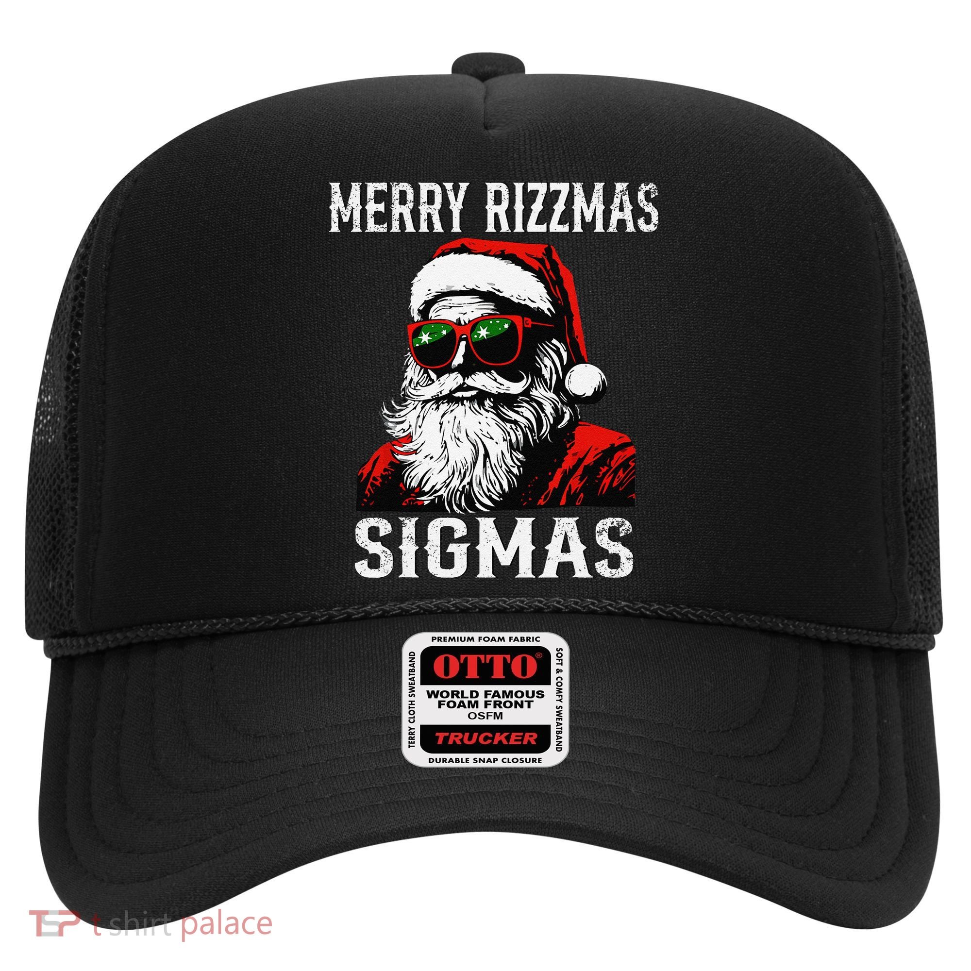 Merry Rizzmas Teens School Retro Christmas Santa Claus Hat