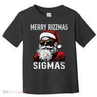 Merry Rizzmas Teens School Retro Christmas Santa Claus Toddler T-Shirt thumb 0