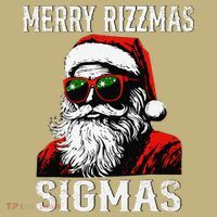 Merry Rizzmas Teens School Retro Christmas Santa Claus Long Sleeve Shirt thumb 2
