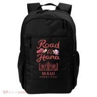 Maui Road To Hana Hawaii Retro Hawaiian Gift Backpack thumb 0
