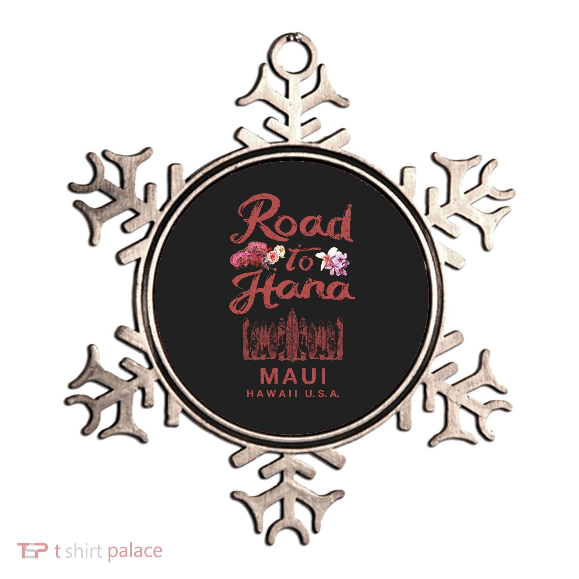 Maui Road To Hana Hawaii Retro Hawaiian Gift Ornament