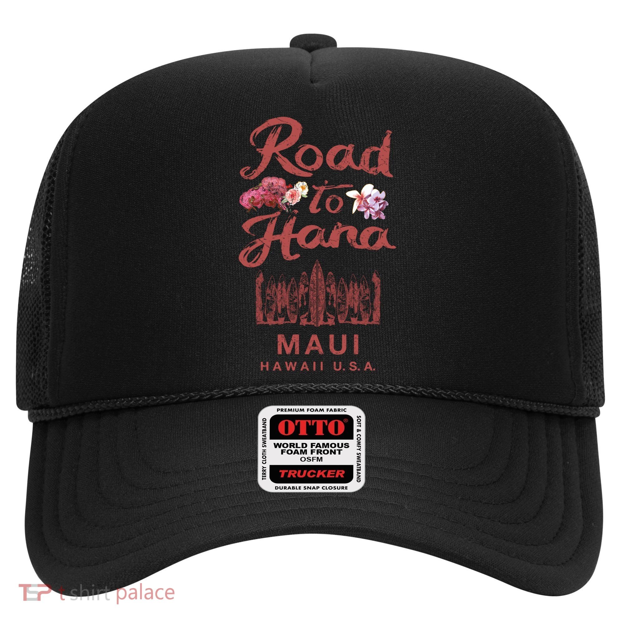 Maui Road To Hana Hawaii Retro Hawaiian Gift Hat