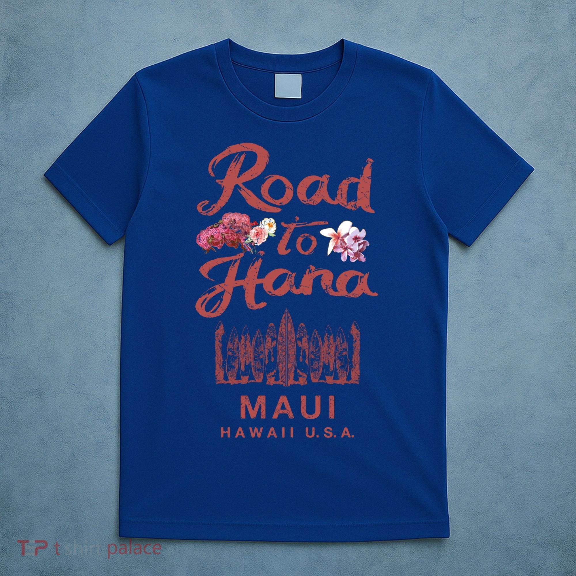 Maui Road To Hana Hawaii Retro Hawaiian Gift T-Shirt