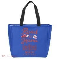Maui Road To Hana Hawaii Retro Hawaiian Gift Tote Bag thumb 0