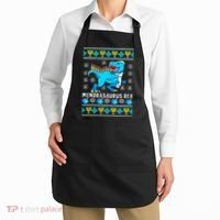 Menorasaurus Rex T Rex Dinosaur Hanukkah Apron thumb 2